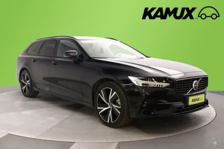 Volvo V90 T6 AWD Long Range Plus Dark R-Design / ALV- Väh kelp / Vetokoukku / 360-Kamera / Harman/Kardon / VOC